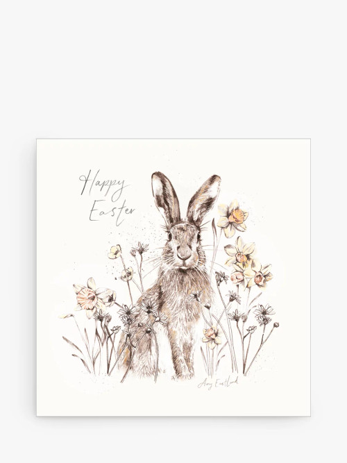 Woodmansterne Hare Easter Card