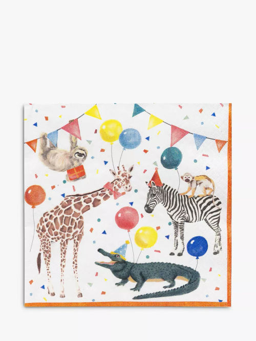 Talking Tables Safari Paper Napkins, Pack of 20