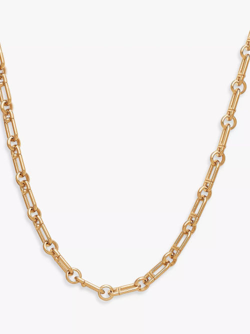 Rachel Jackson London Medium Stellar Hardware Chain Necklace, Gold