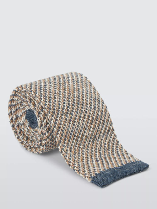 John Lewis Knitted Linen Tie,...