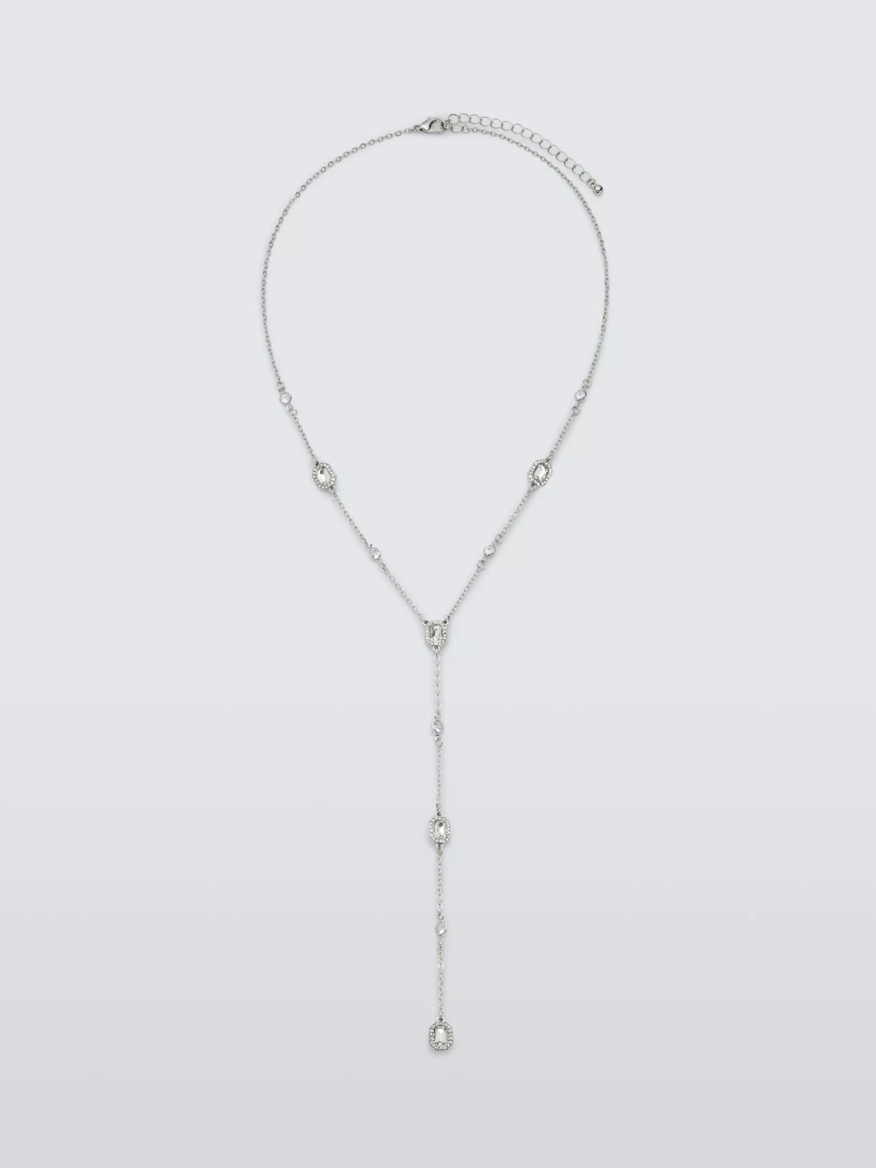 Andea Sterling Silver Smooth And Textured Pendant Necklace at John Lewis &  Partners