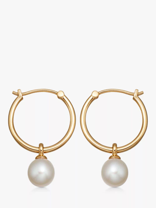 Astley Clarke Pearl Drop Hoop...