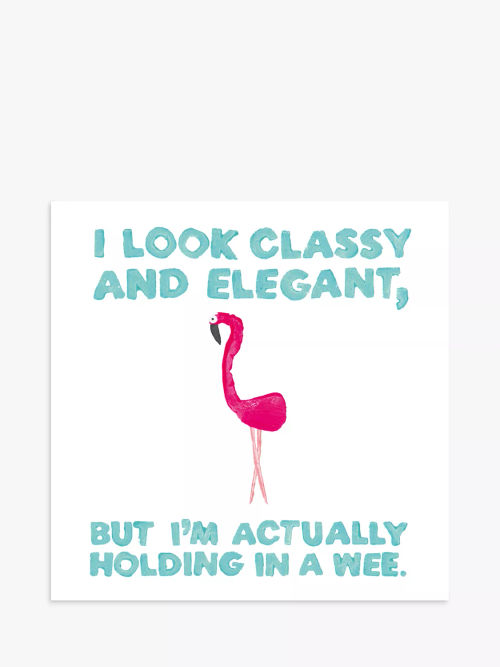 Woodmansterne Classy Flamingo...