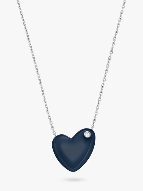 Skagen Glass Heart Pendant...