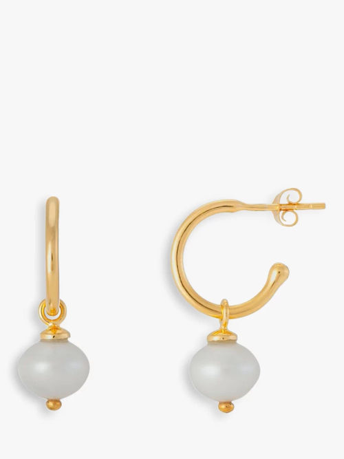 Auree Manhattan Pearl Hoop...