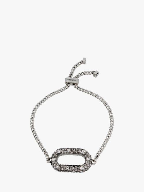 AllSaints Pave Oval Hoop...