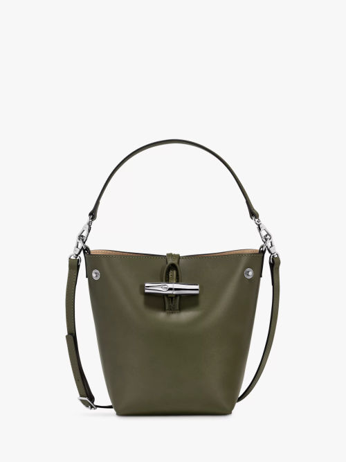 Longchamp Le Roseau Extra Small Leather Bucket Bag