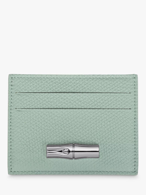 Longchamp Le Roseau Leather Card Holder