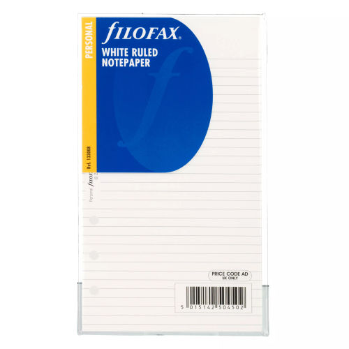 Filofax White Ruled Paper,...