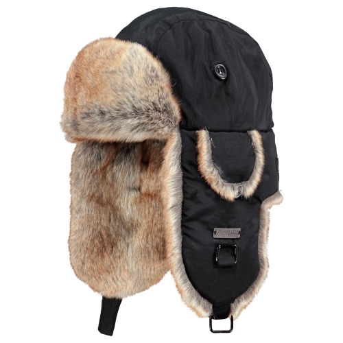 John Lewis Kids' Funny Face Trapper Hat, Green at John Lewis & Partners