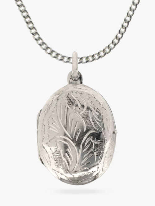 Hot Diamonds Small Heart Filigree Locket Pendant Necklace, Silver at John  Lewis & Partners