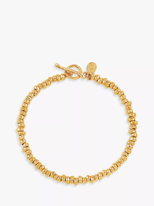 Daisy London Nomad Triple Chain Bracelet, Gold at John Lewis