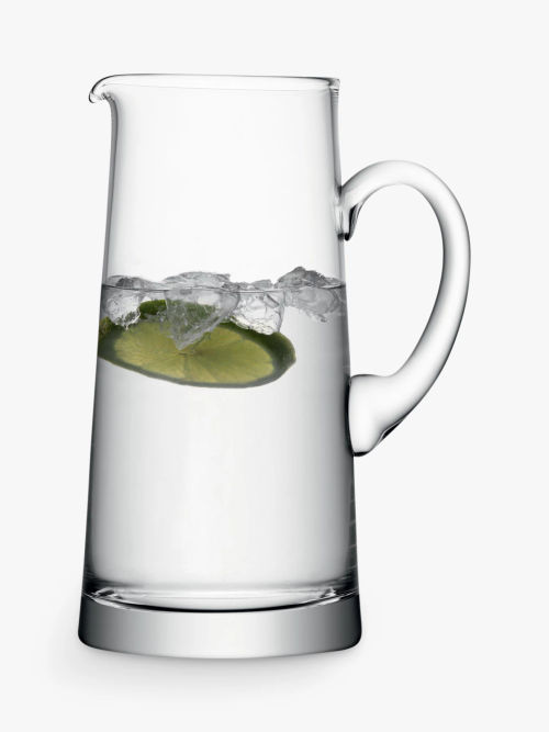 John Lewis & Partners Mulled Wine Jug and Warmer, Clear, 1.3L