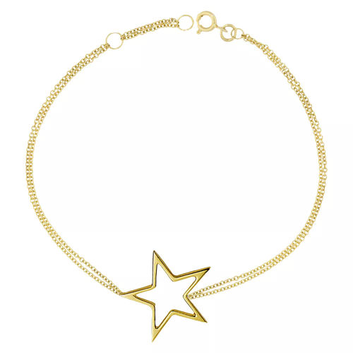 Daisy London Nomad Triple Chain Bracelet, Gold at John Lewis