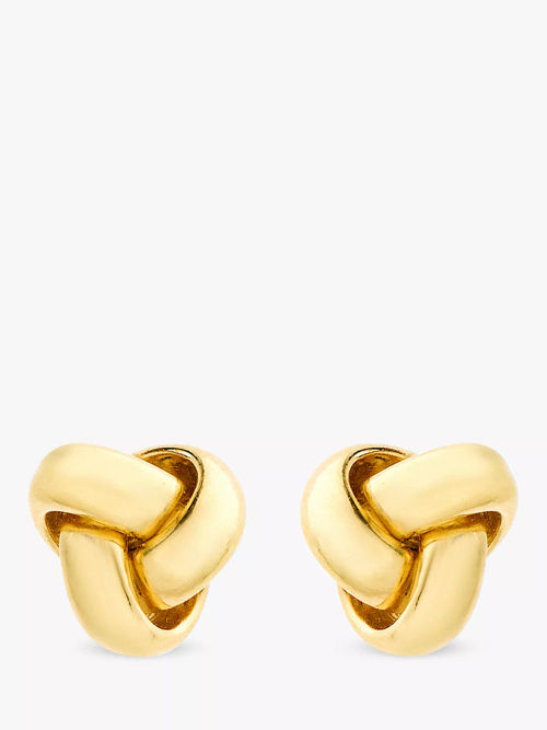 IBB 9ct Gold 8mm Knot Stud...