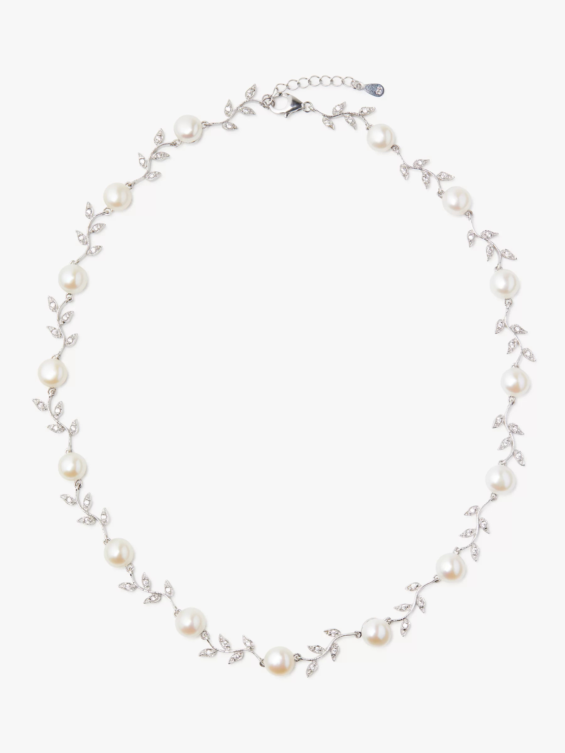 Dower & Hall Freshwater Pearl Nugget Collar Necklace, Silver/Multi at John  Lewis & Partners