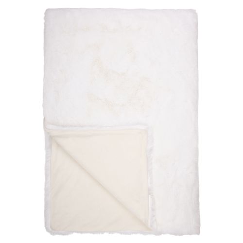 John Lewis Faux Fur Throw