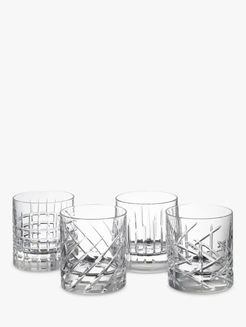 John Lewis Sirius Crystal Glass Decanter and Tumblers Set, 7 Pieces, Compare