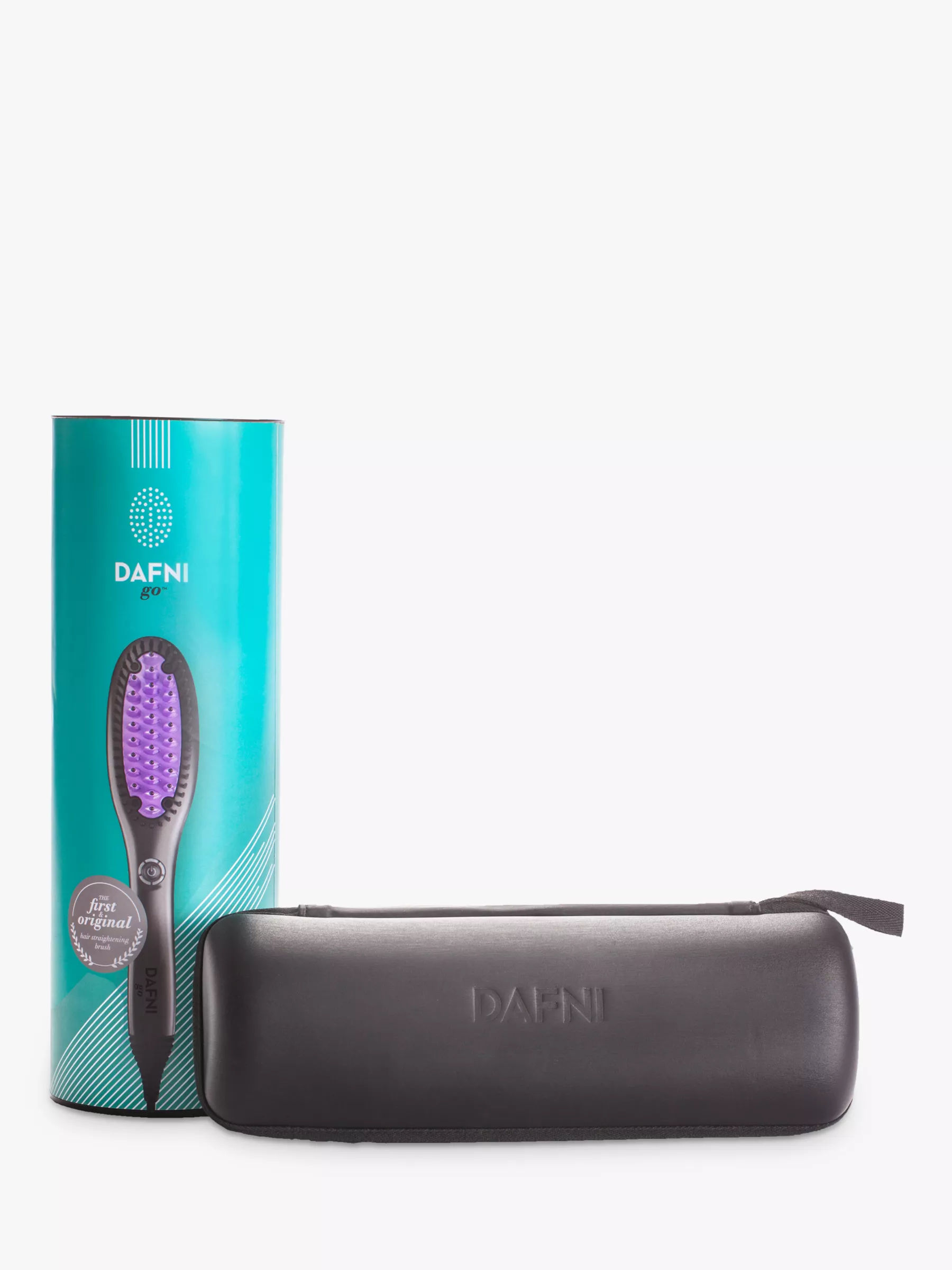 DAFNI Go Straight Hair Straightening Brush, Black | Compare