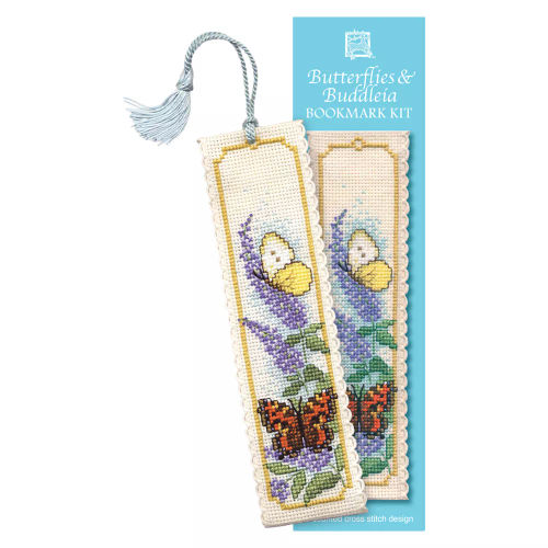 Textile Heritage Counted Cross Stitch Bookmark Kit - Goldfinches