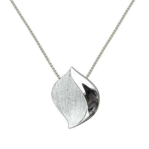 Nina B Small Sterling Silver Oval Locket Pendant Necklace, Silver at John  Lewis & Partners