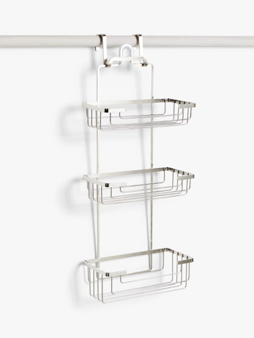 John Lewis ANYDAY Two-Tier Hanging Shower Basket