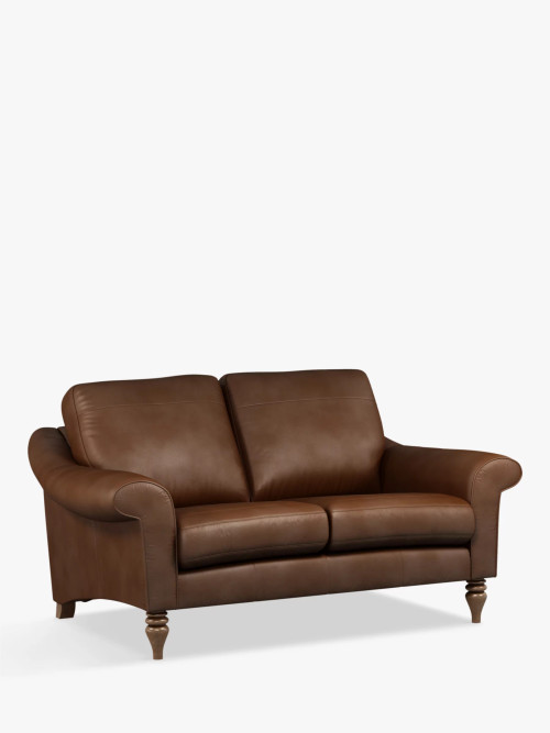 Seater Leather Sofa Dark Leg, Small 2 Seater Leather Sofa