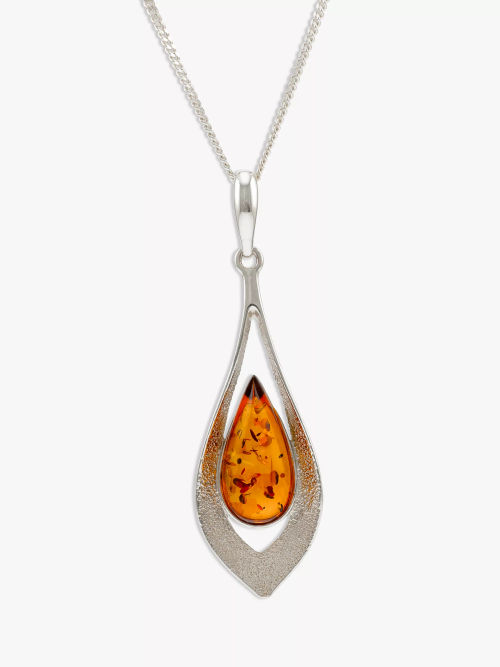 Be-Jewelled Amber Teardrop...