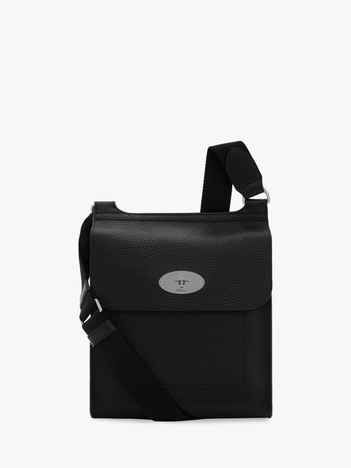 Mulberry Billie Small Classic Grain Leather Cross Body Bag, Black at John  Lewis & Partners