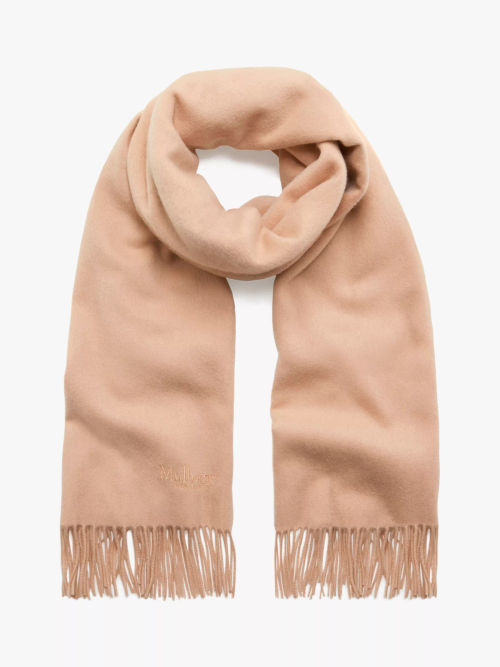 John Lewis Cashmere Scarf, Bright Pink at John Lewis & Partners