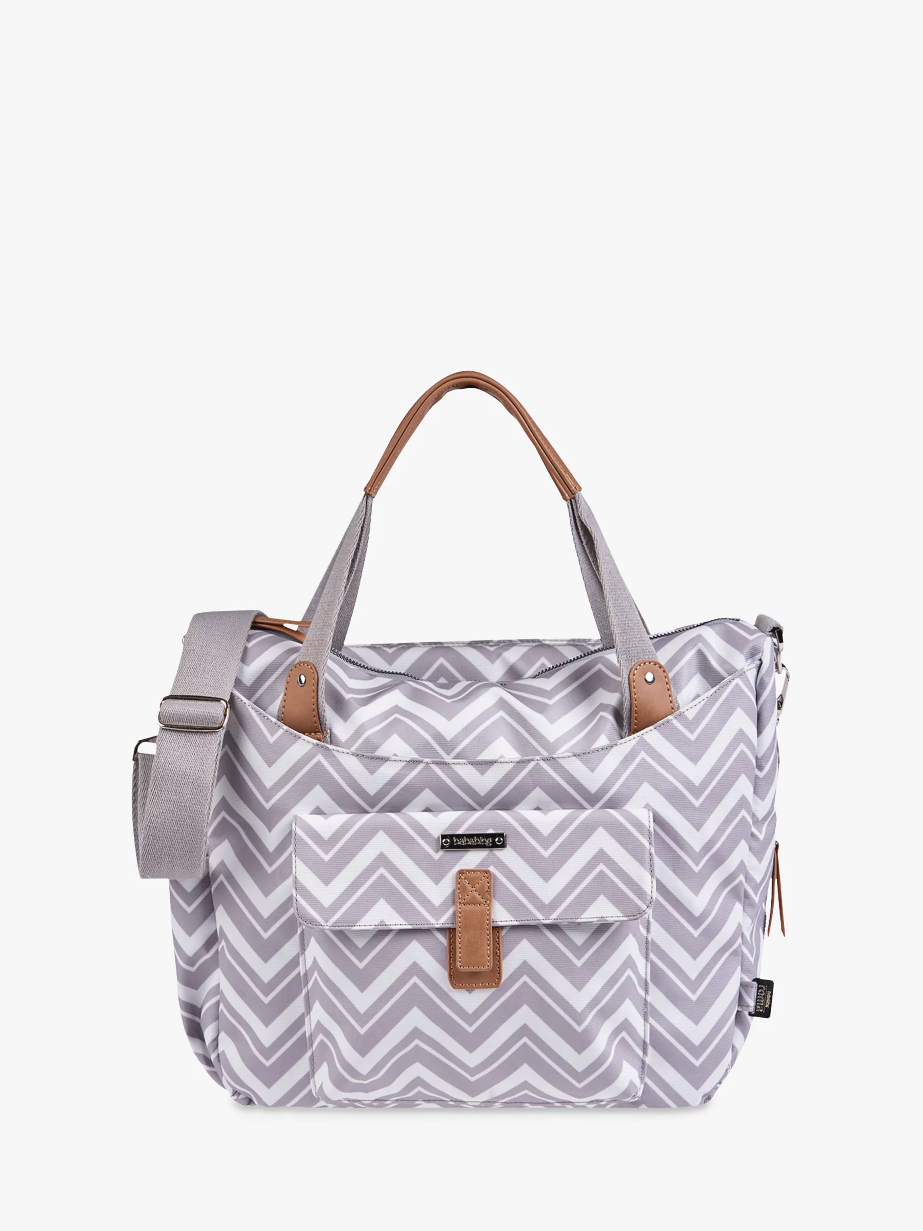 bababing changing bag grey