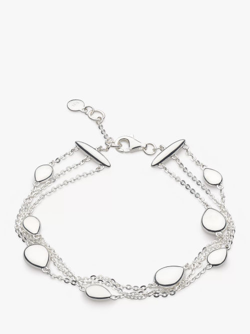 Daisy London Nomad Triple Chain Bracelet, Gold at John Lewis