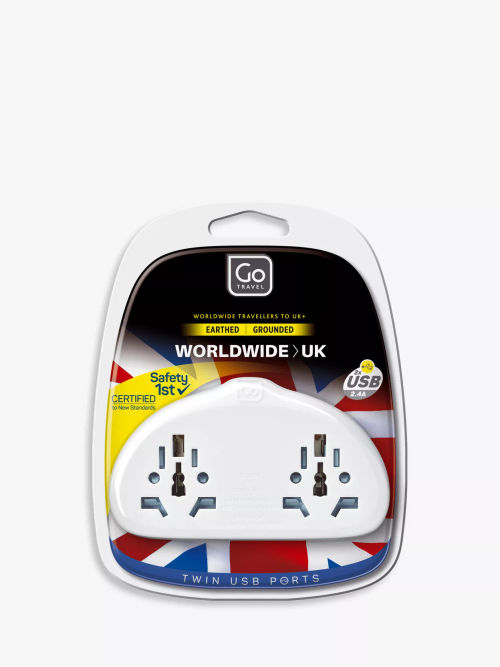 Go Travel Duo USB World to UK...