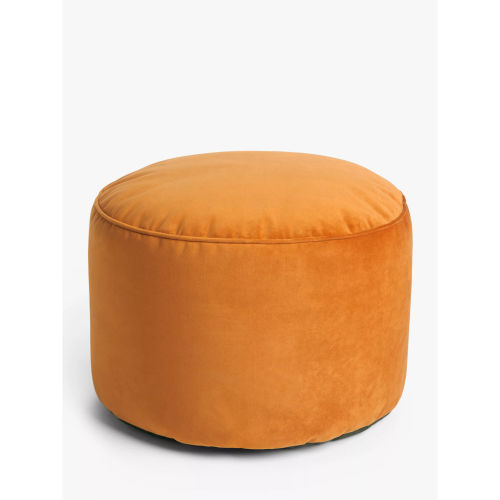 John Lewis Velvet Pouffe