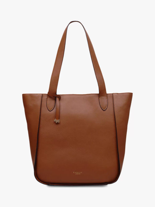 Radley Furze Lane Large Zip Top Tote Bag, Black at John Lewis & Partners