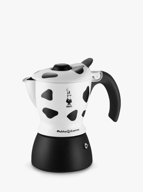 Bialetti Moka Express Maker (2-Cup, Black Mini Induction Set)