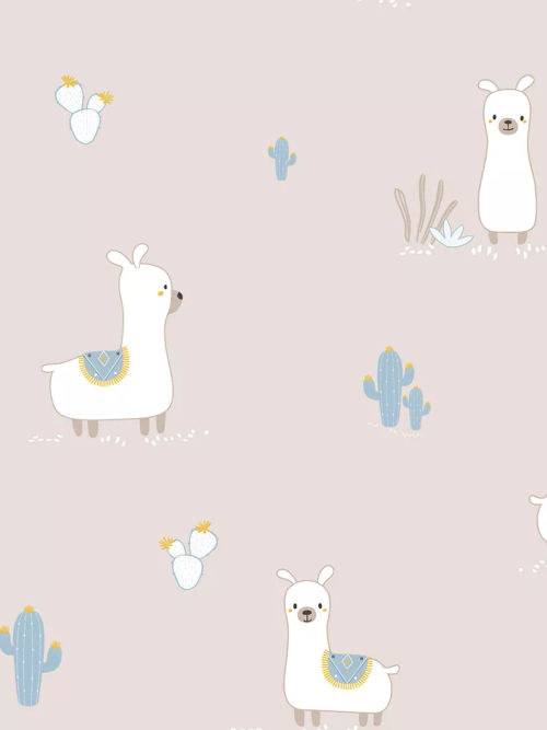 Galerie Happy Llamas Wallpaper