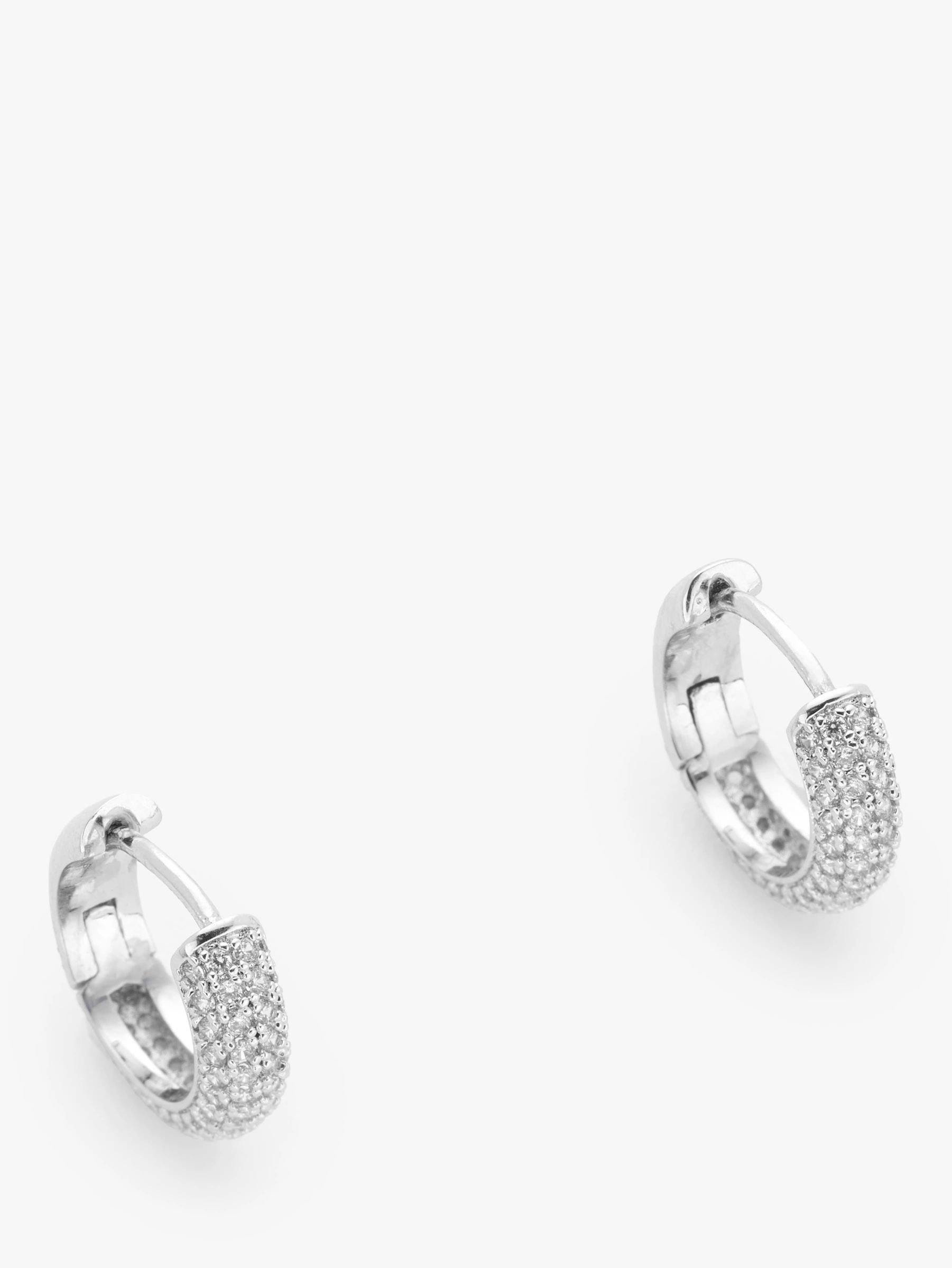 Kate spade silver hoop on sale earrings