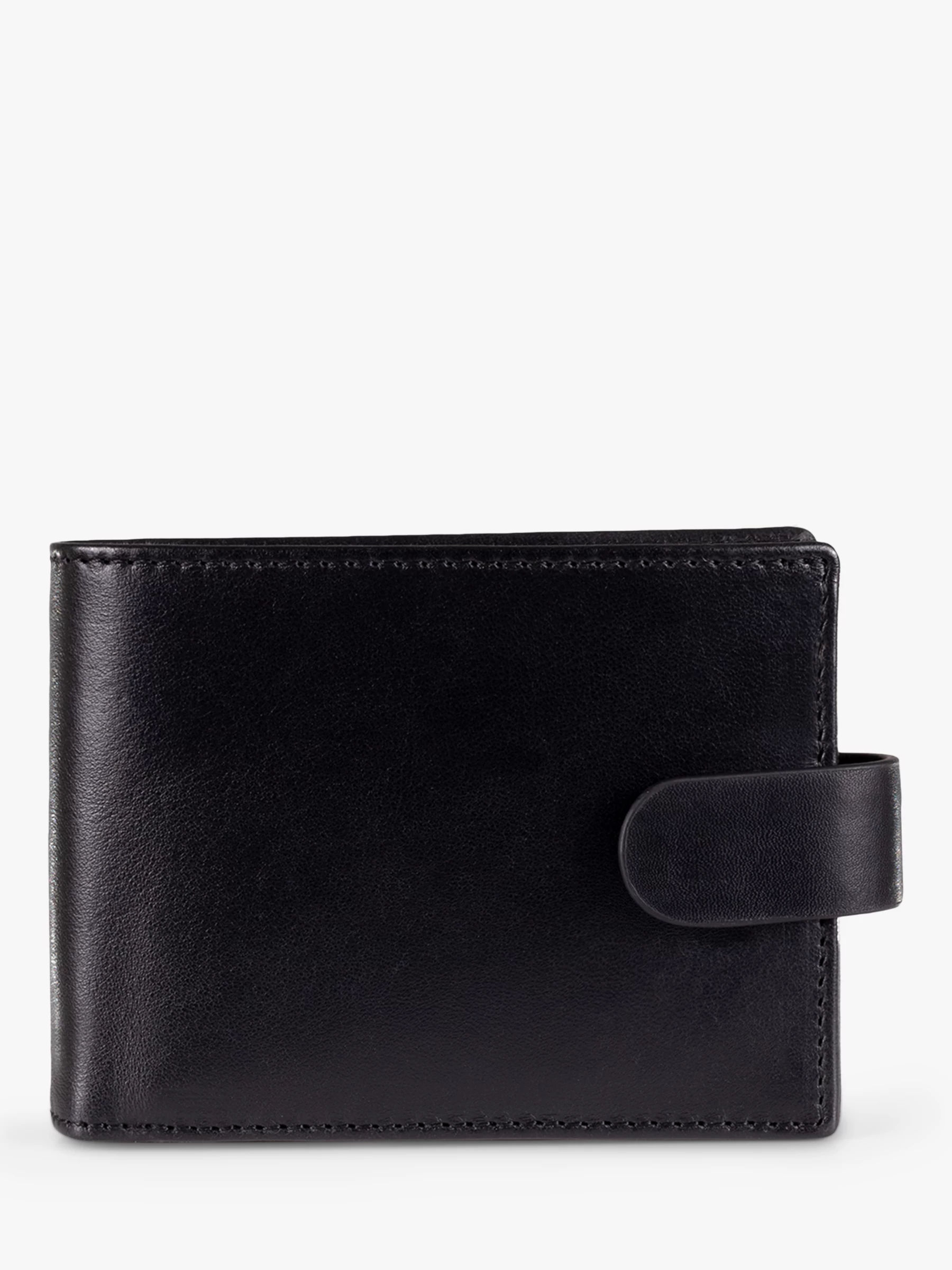 Mulberry Small Classic Grain Leather Zip Coin Pouch, Black at John Lewis &  Partners