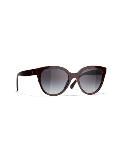 CHANEL Oval Sunglasses CH5414 Black/Beige, Compare