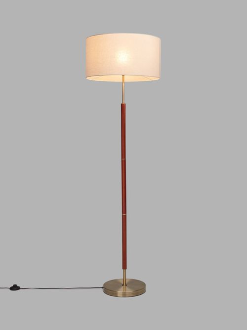 John Lewis Dome Floor Lamp, Brass