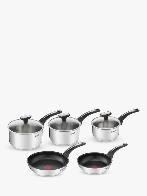 Tefal Enhance Aluminium Non-Stick Frying Pan & Saucepan Set, 6 Piece