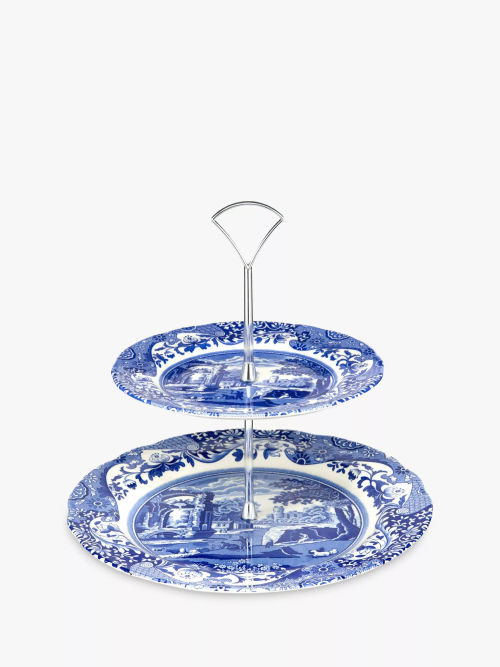 Spode Blue Italian 2-Tier...