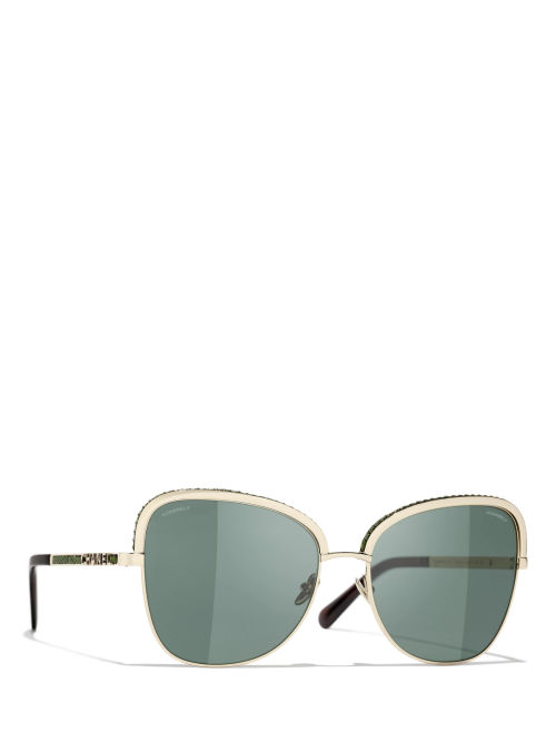 CHANEL Irregular Sunglasses...