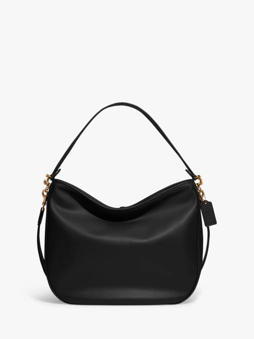 Coach Pillow Tabby 26 Leather Shoulder Bag, Black at John Lewis & Partners