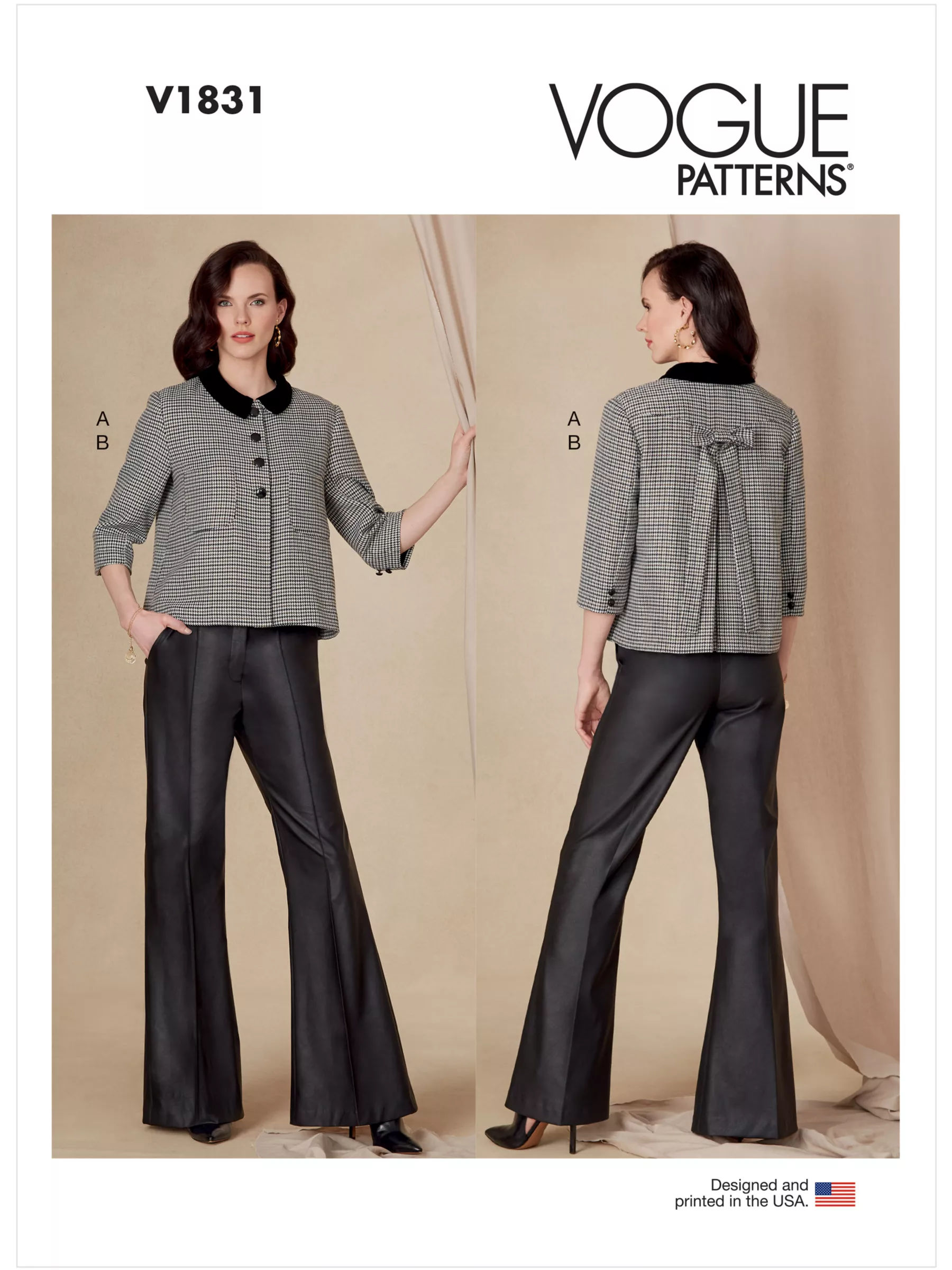 Buy Vogue Sewing Pattern V1772 Wide Trousers Culottes 2 Lengths Online in  India - Etsy