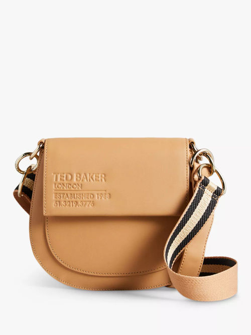 Ted Baker Gliters Evening Bag, Gold at John Lewis & Partners