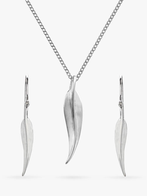 Nina B Feather Pendant...