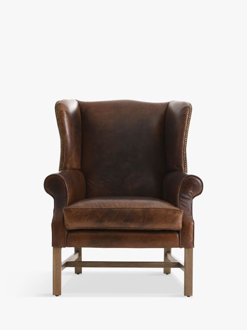 Halo Wing Leather Armchair,...