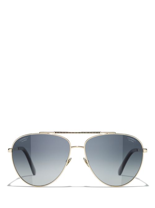 Chanel mirror sunglasses pink - Gem